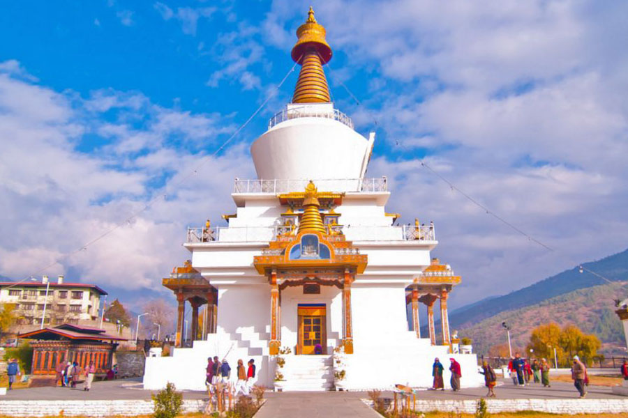 National Memorial Chorten - Bhutan adventure tour packages